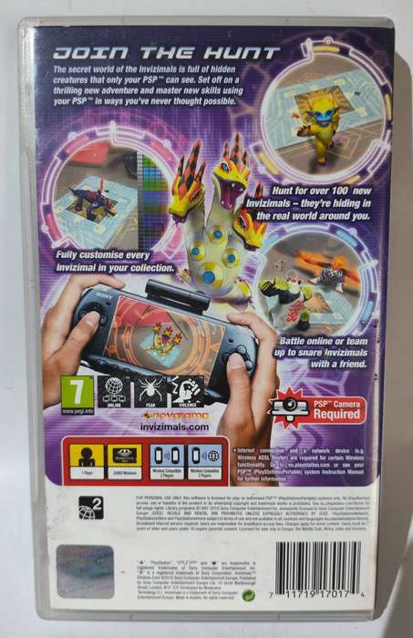 Invizimals - Shadow Zone + Cards (PSP)