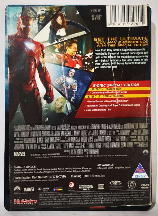 Iron man 2 (2-Disc Special Edition) (Steel Book DVD)