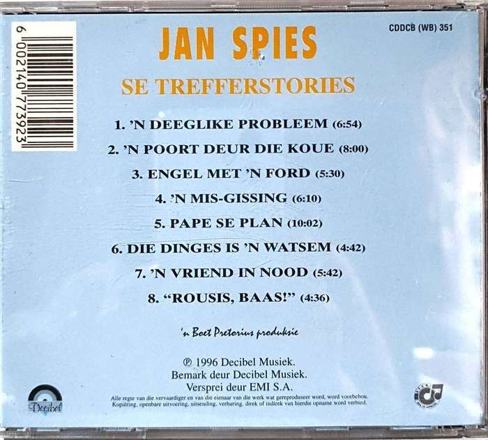 Jan Spies se Trefferstories (CD)