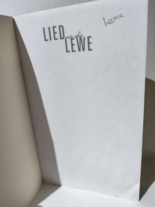 Lied vir die Lewe - Carike Keuzenkamp, Danie Botha, Nianell en ander (Book)
