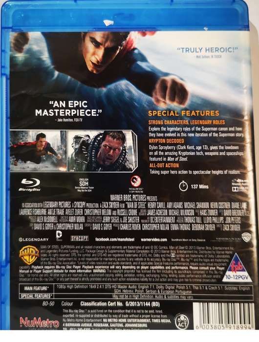 Man of Steel (Blu-Ray)