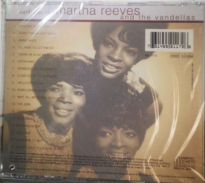 Martha Reeves & The Vandellas - Early Classics (CD) [New]