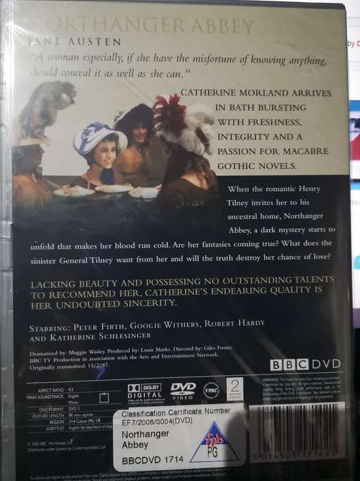 Northanger Abbey - A Jane Austen Classic (2005) (DVD) [New]
