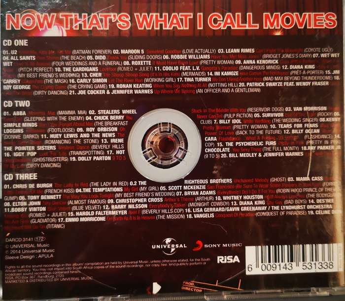 NOW That's what I Call MOVIES (3-CD)