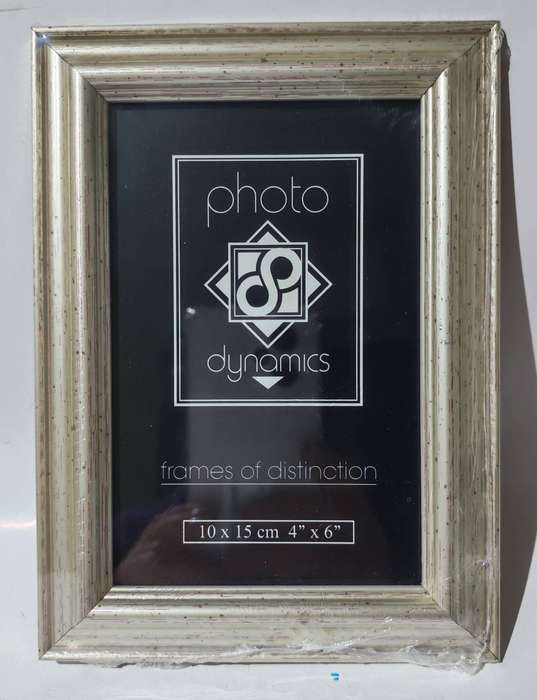 Photo Frame 10 x 15 cm (Silvery Wood-look) (New)