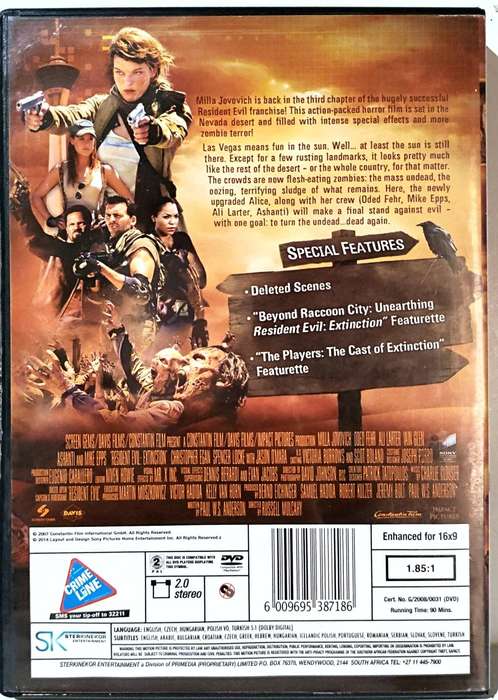 Resident Evil 3 - Extinction (2007) (DVD)