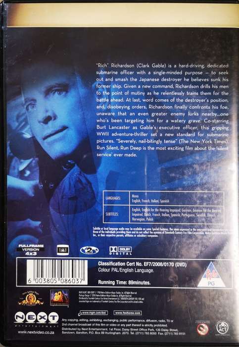 Run Silent, Run Deep (DVD)