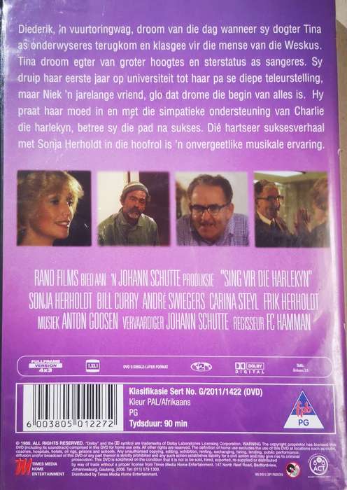 Sing vir die Harlekyn (DVD)