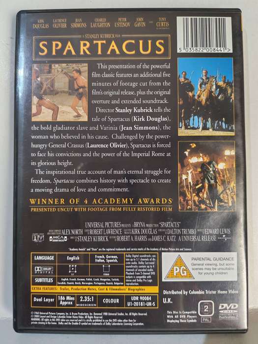 Spartacus (Kirk Douglas) (DVD)