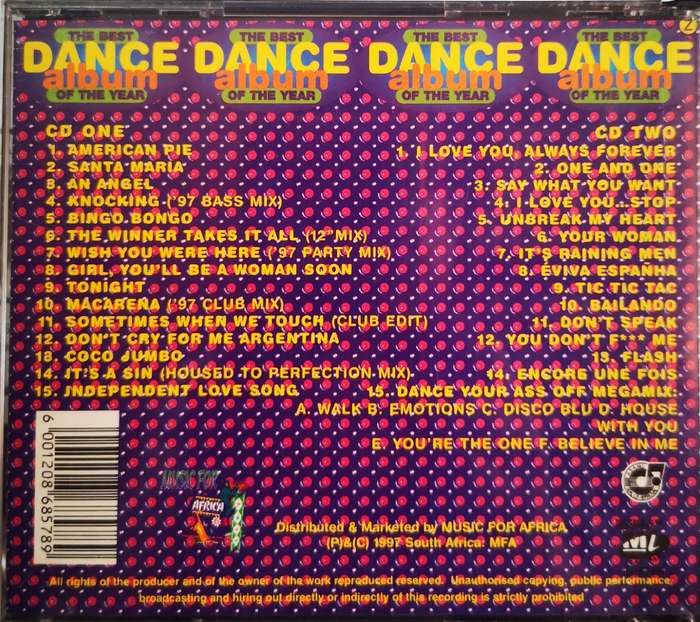 The Best Dance Album Of The Year (2-CD)