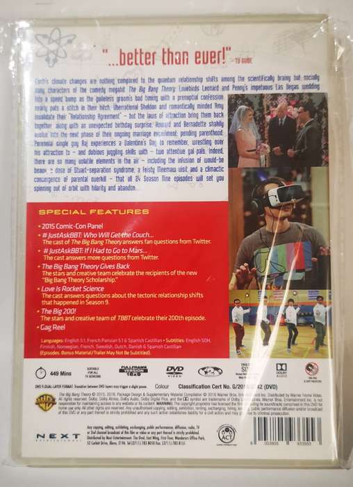 The Big Bang Theory - Season 9 (3-DVD)