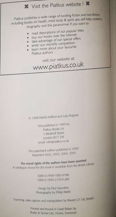The Optimum Nutrition Cookbook - Patrick Holford (Book)