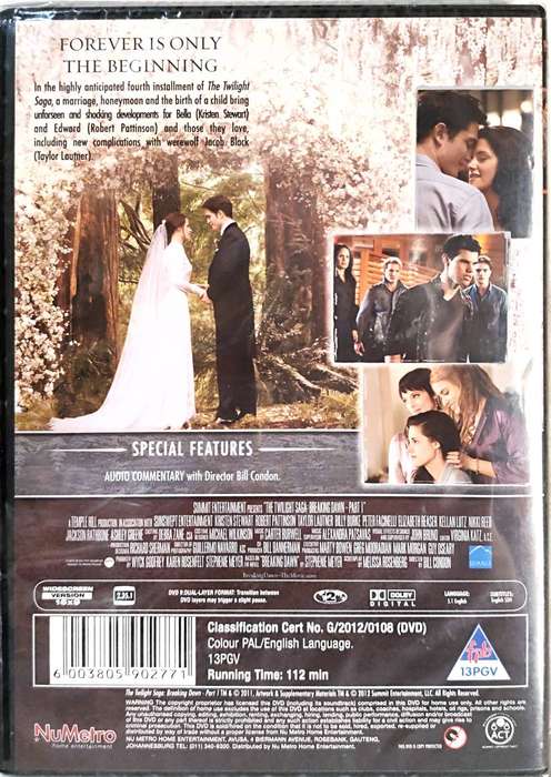 The Twilight Saga - Breaking Dawn Part 1 (DVD) [New]