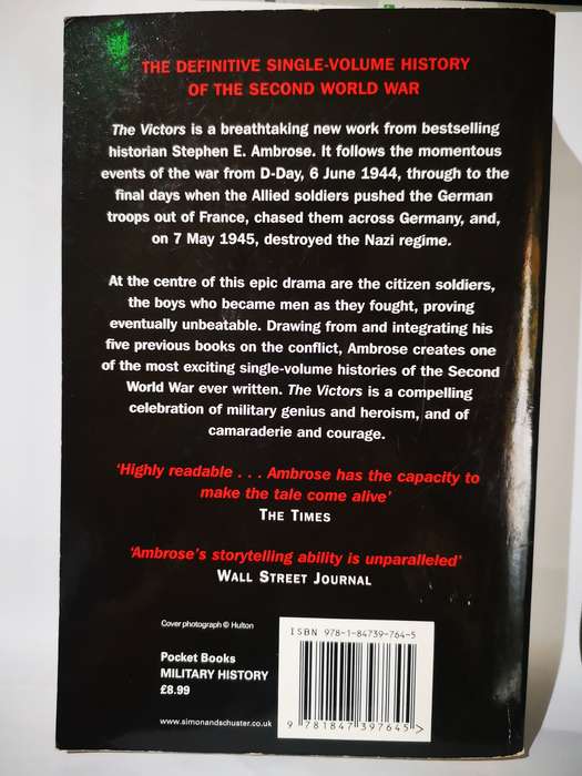 The Victors - The Men of World War II - By Stephen E Ambrose (Book)