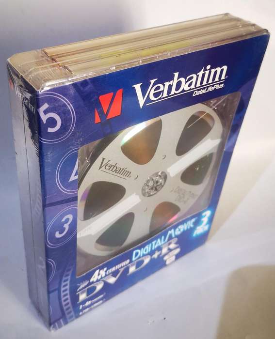 Verbatim Digital Movie - 3 x DVD+R - 4.7 GB 4x - DVD video box (3-DVD) [New]