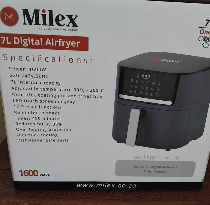 BRAND NEW! Milex 7 Litre Digital Air Fryer