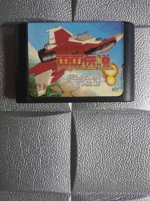 Sega Mega Drive Raiden Trad Game Used
