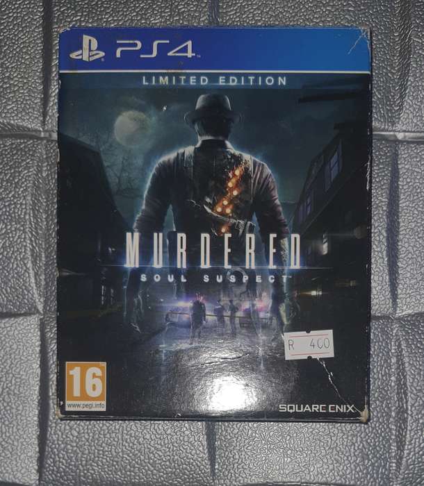 PS4 Murdered Soul Suspect Limited Edition Game Used