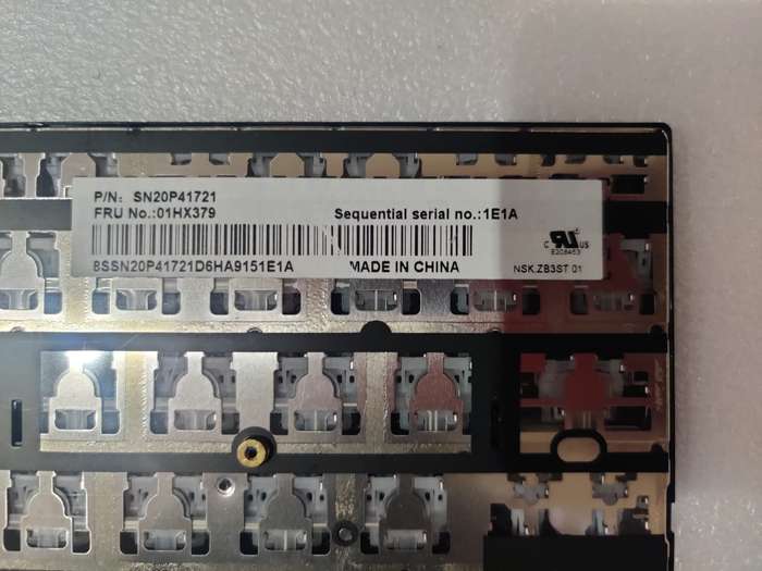 US Version Keyboard for Lenovo Thinkpad T470 T480 (01HX379)