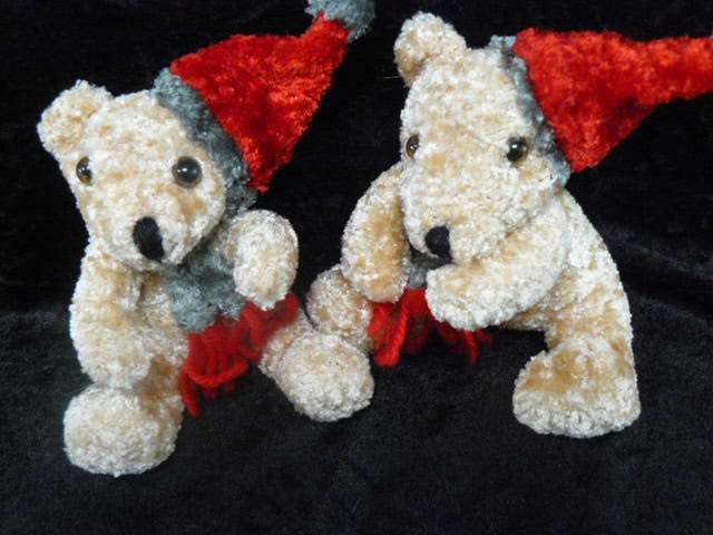 MOM AND DAD CHRISTMAS TEDDY BEARS