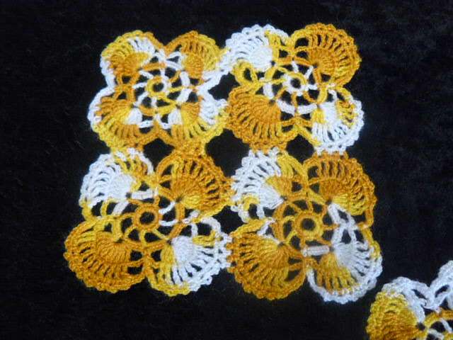 VINTAGE 2 HAND CROCHETED DOILIES
