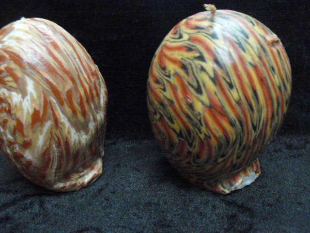 SET OF  X OWL CANDLES