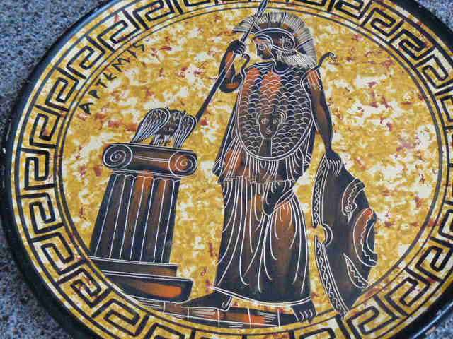 HAND MADE  GREEK WALL PLATE BEAUTIFUL