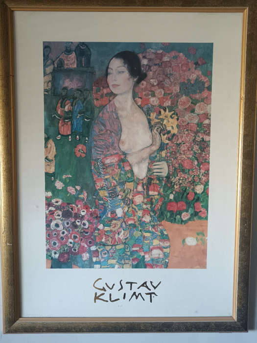 Framed Print Gustuv Klimt The Dancer
