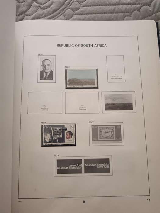 2 x  South African Stamp Albums with Stamps