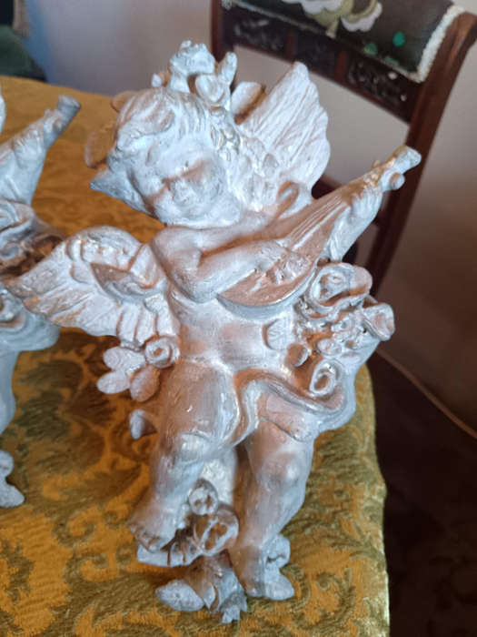 Pair of Cherub Curtain Tie Backs