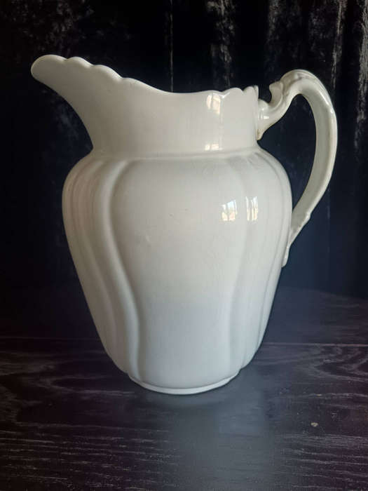 Johnston Bros. Antique Ironstone  Large Pitcher