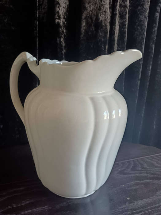 Johnston Bros. Antique Ironstone  Large Pitcher