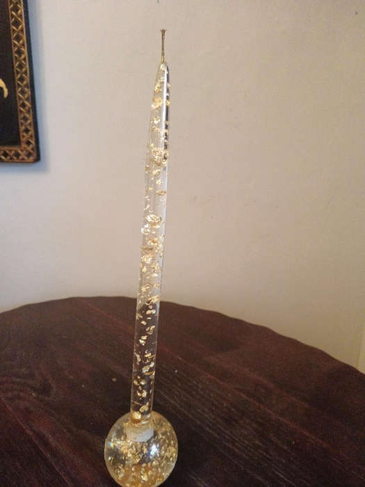 Vintage Lucite Candle