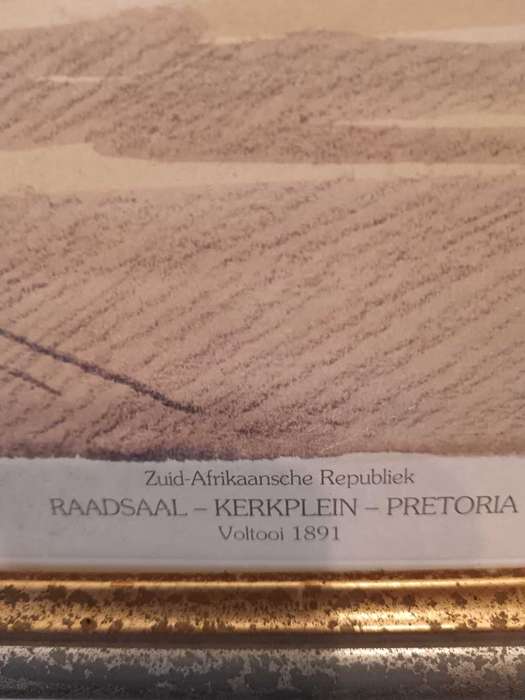Malachi Smith Limited Edition Print 441 of 1500 Raadsaal Pretoria