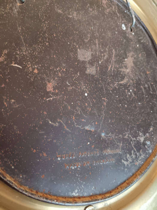 Vintage Trafford Brass Plate "The Red Boy"