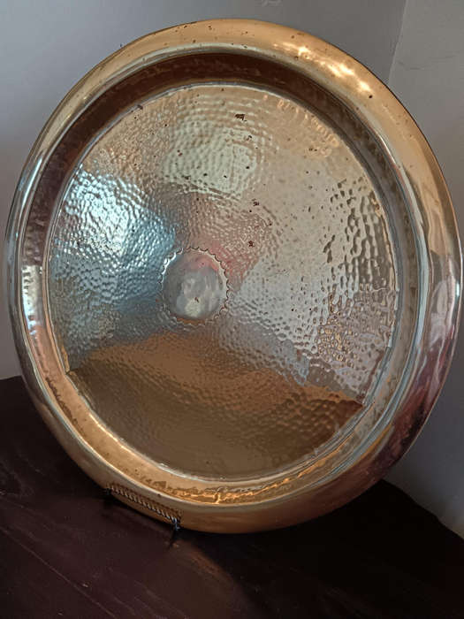 Large Round Brass Tray