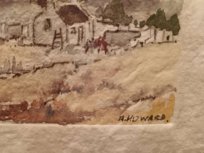 Pair of Minature Cape Landscape Framed