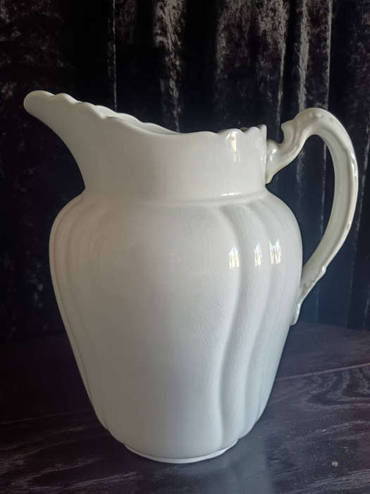 Johnston Bros. Antique Ironstone  Large Pitcher