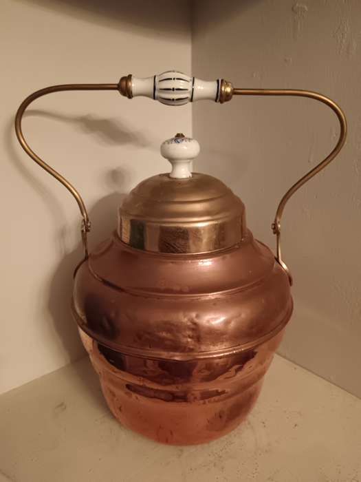 Dutch Copper & Brass Coal Bucket