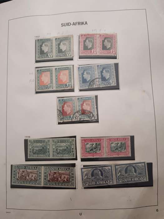 2 x  South African Stamp Albums with Stamps