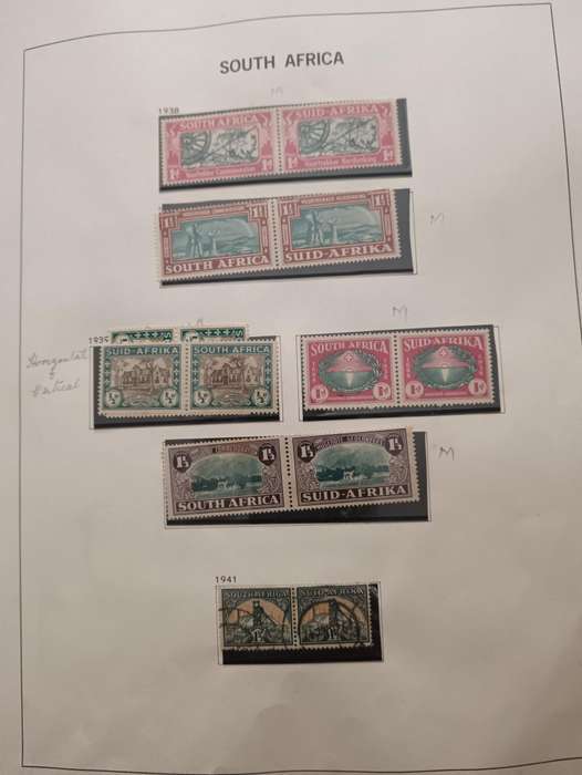 2 x  South African Stamp Albums with Stamps