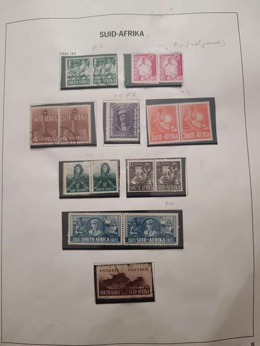 2 x  South African Stamp Albums with Stamps