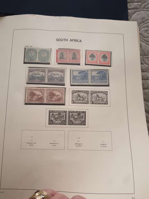 2 x  South African Stamp Albums with Stamps