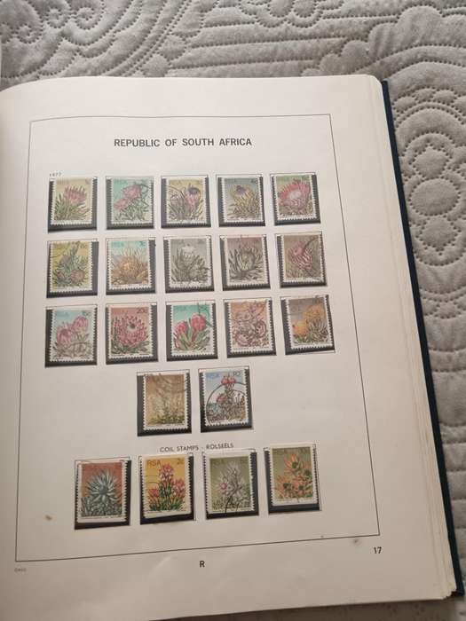 2 x  South African Stamp Albums with Stamps