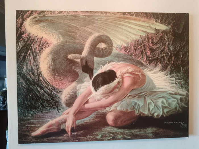 Tretchikoff 'Dying Swan* Block Print