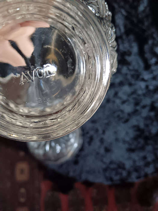 Avon Crystal Cut Dressing Table Jar