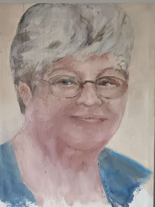 Painting of a Woman by Barbara Bamber