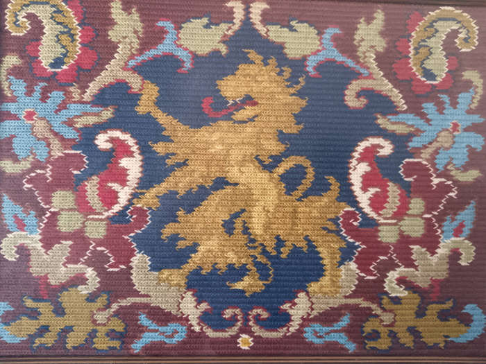 Framed Lion Wall Hanging