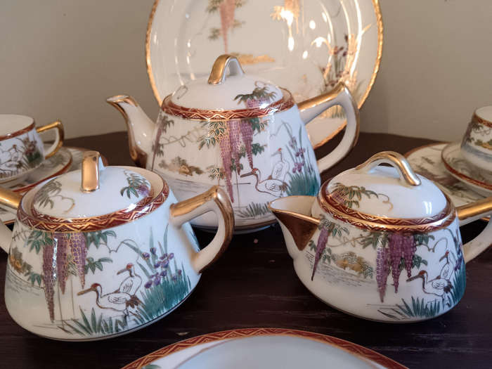SOKO CHINA HAND PAINTED TEASET
