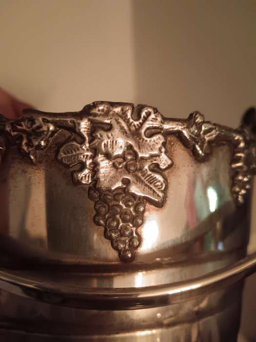 Seranco Silver Plated Grape Design Ice Bucket
